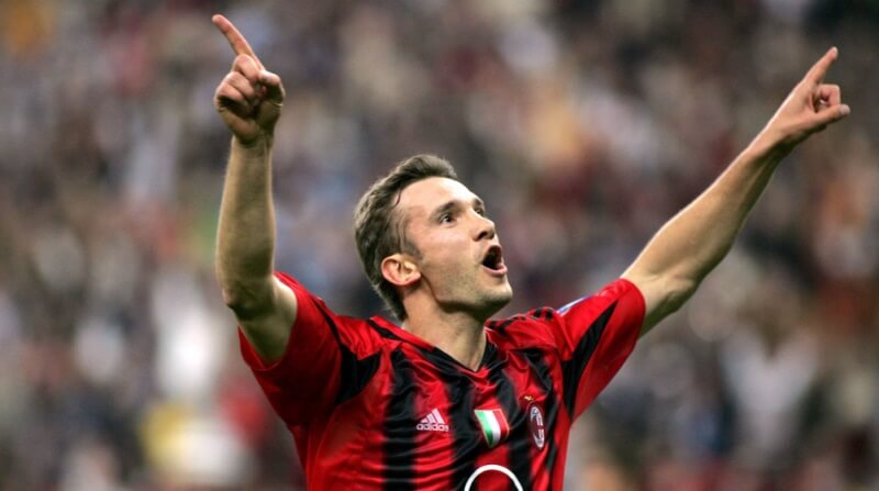 1- Cầu thủ nổi tiếng Ukraina: Andriy Shevchenko