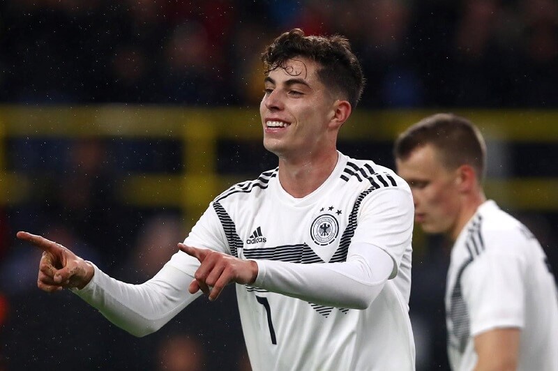 hình nền Kai Havertz ăn mừng