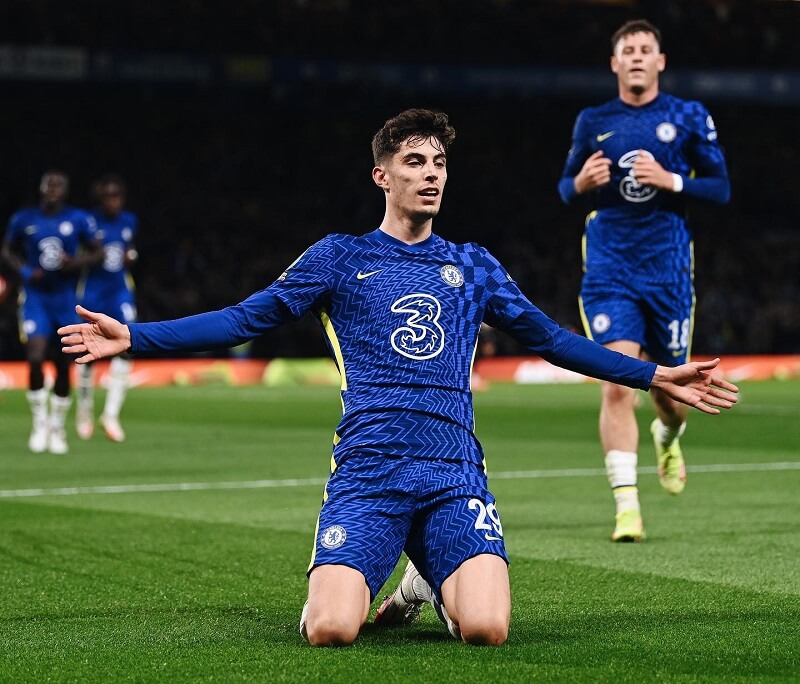 hình nền Kai Havertz ăn mừng