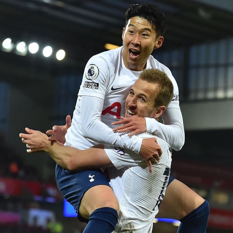 hình nền Harry Kane ăn mừng cùng son