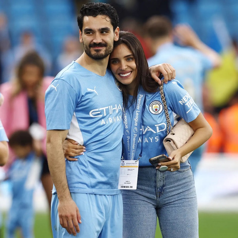 hình nền Ilkay Gündogan cùng vợ