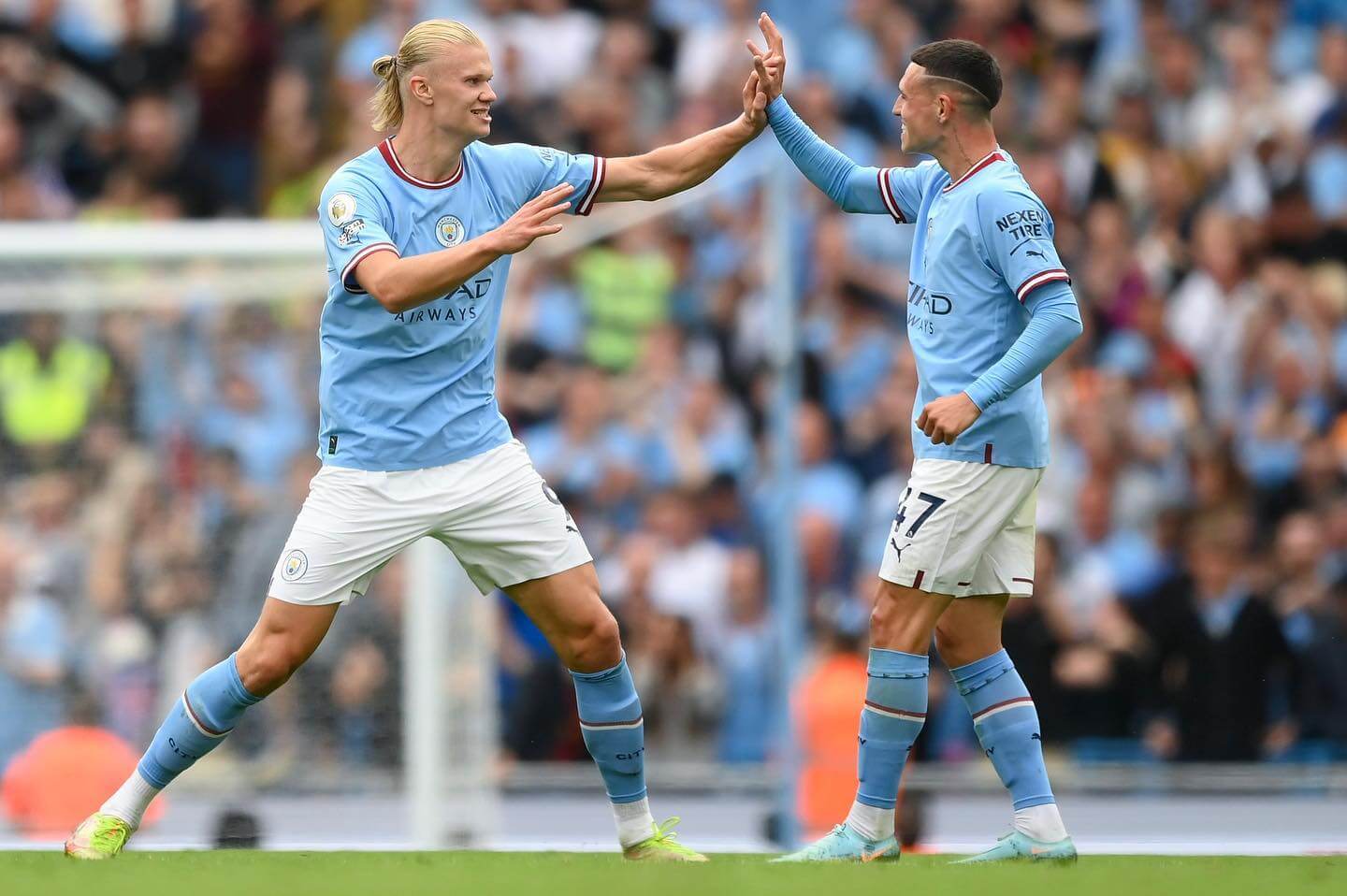 Hình nền Phil Foden và haland
