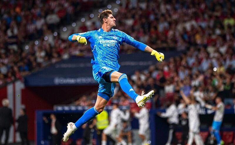 hình nền Thibaut Courtois ăn mừng