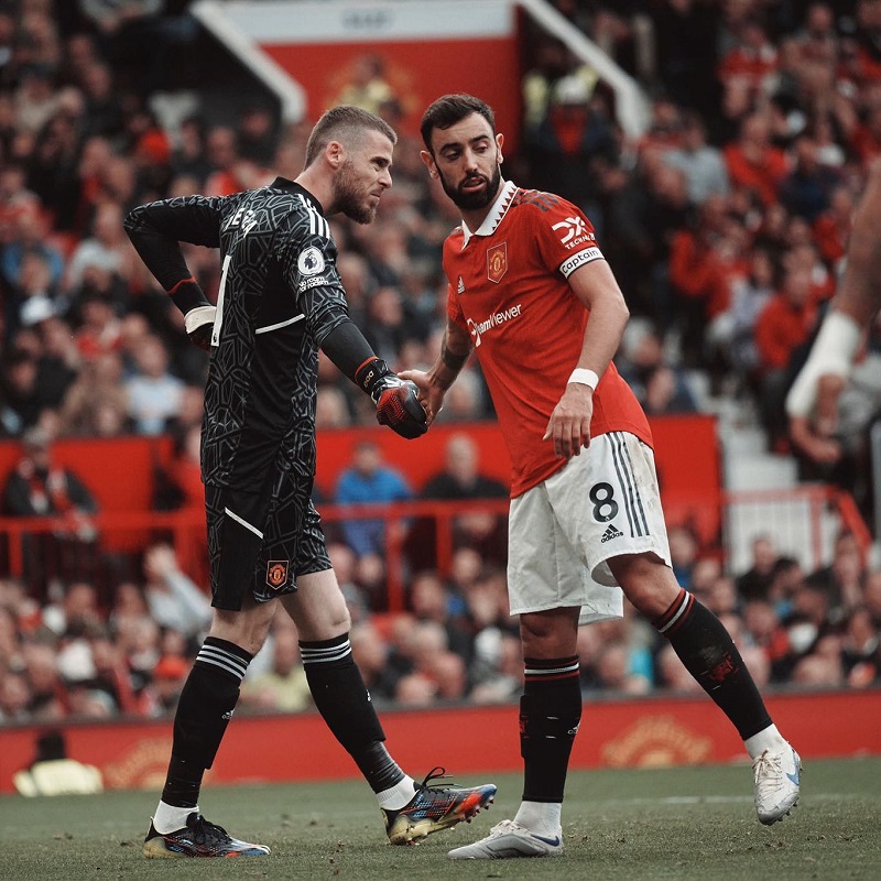 hình nền Bruno Fernandes cùng de Gea