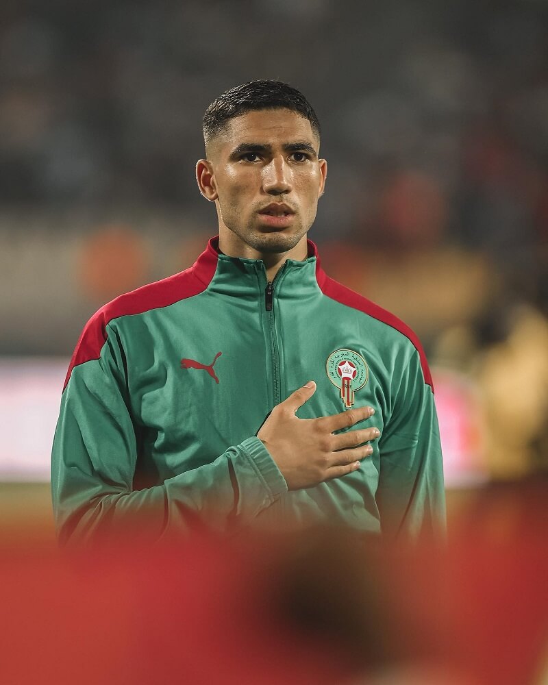 hình nền Achraf Hakimi tuyển maroc