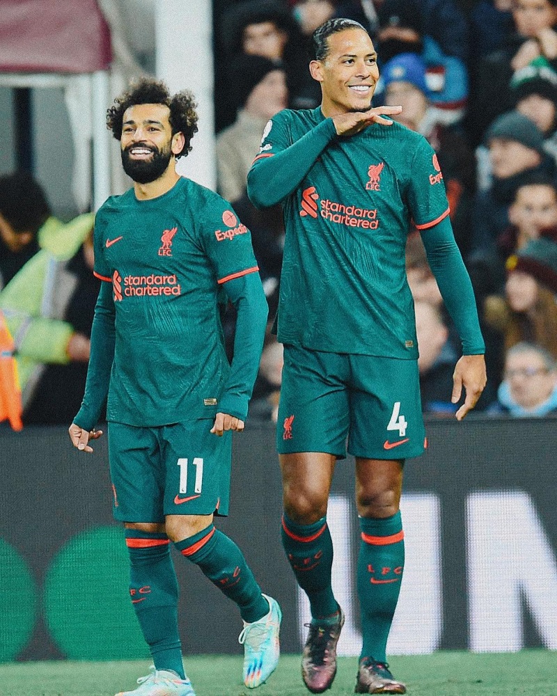 hình nền Virgil van Dijk cùng đồng đội salah