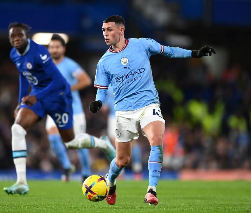 Hình nền Phil Foden rê bóng