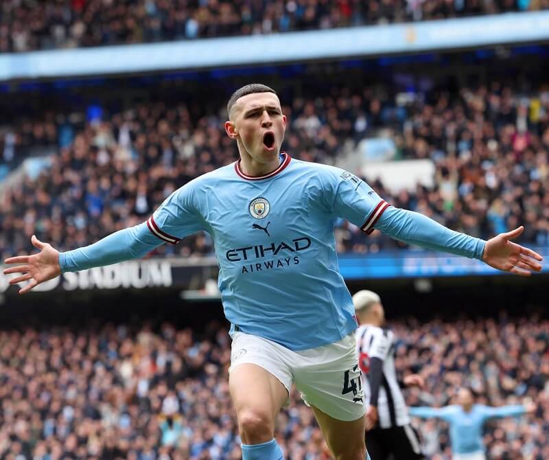 Hình nền Phil Foden ăn mừng