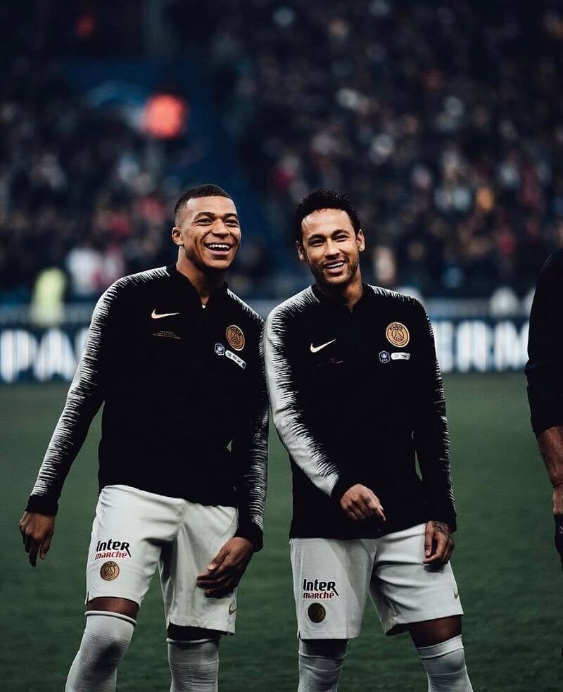 hình nền Kylian Mbappé cùng với Neymar Jr