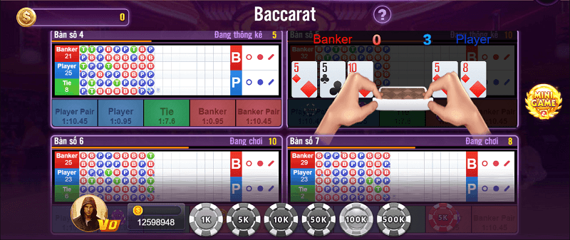 Hướng dẫn cách chơi baccarat qh88