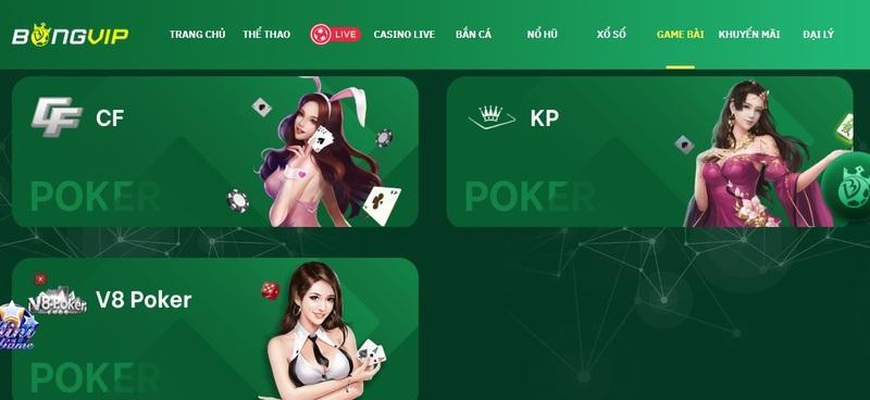 Sảnh game bài quy tụ những sản phẩm hót hòn họt xứng đáng để bạn trải nghiệm