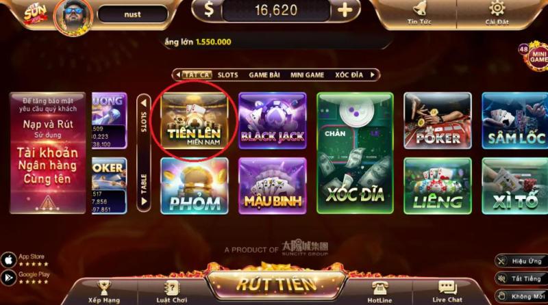 Sunwin là nơi cung cấp game Tiến Lên có chất lượng tốt nhất