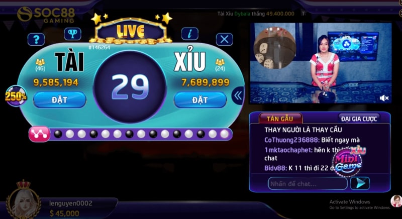 Tài xỉu livestream