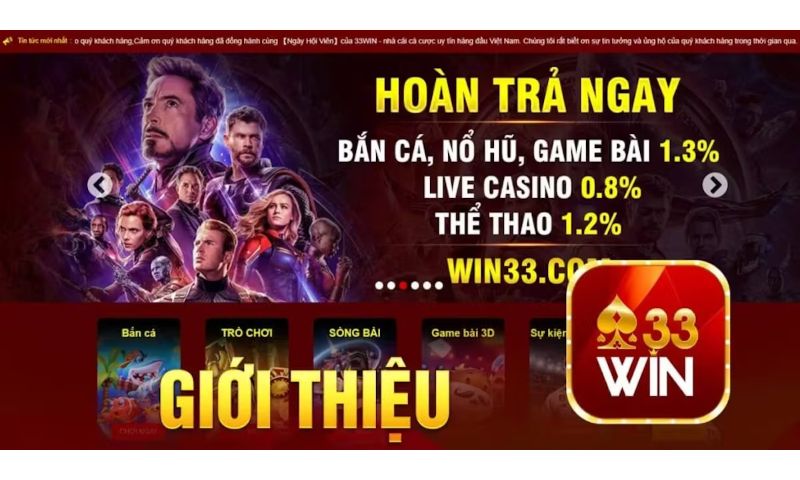 Tổng quan về nhà cái WIN33