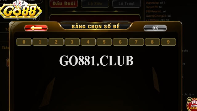 Các tính năng nổi bật của lô đề Go88