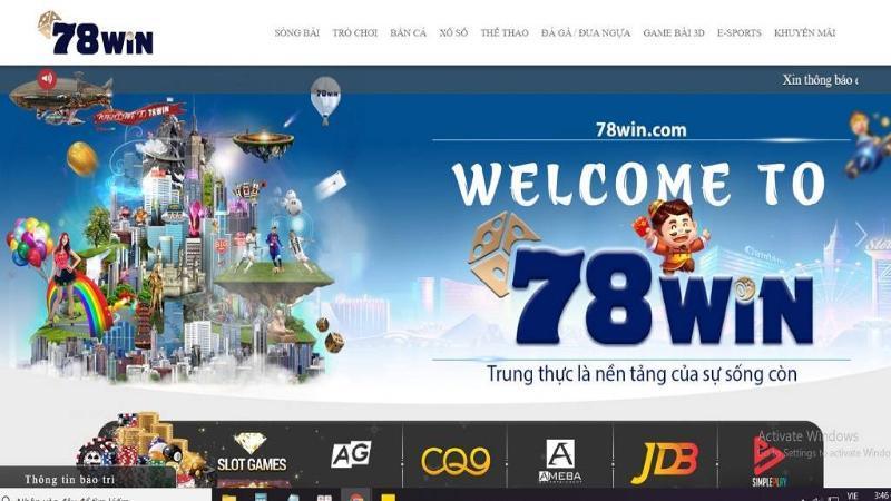 Sảnh game casino tại nhà cái 78win siêu đặc sắc