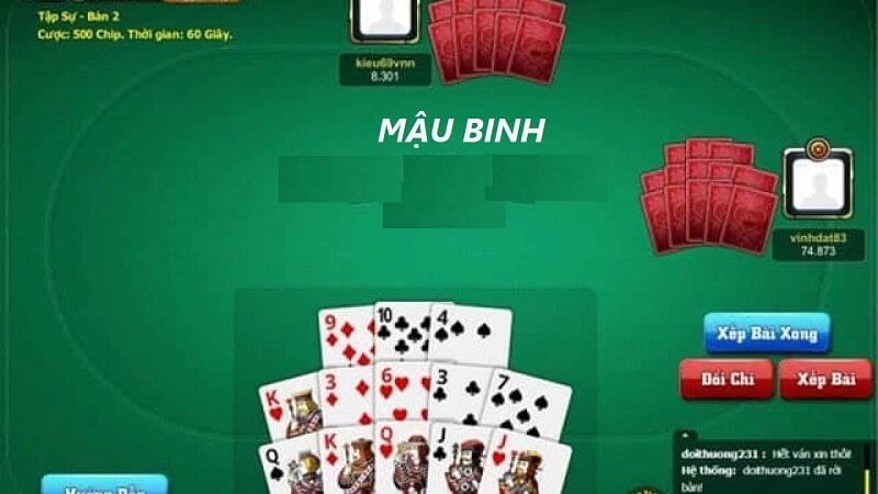 Cách chơi Mậu binh 9 cây cơ bản cho người mới