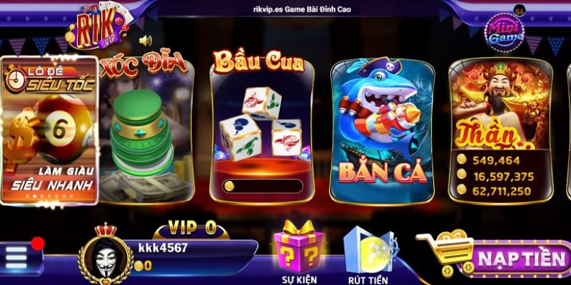 Slot game nổ hũ cực chất tại game bài Rikvip