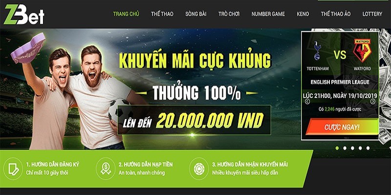 ZBET tung ra các chương trình khuyến mãi cực khủng hàng ngày