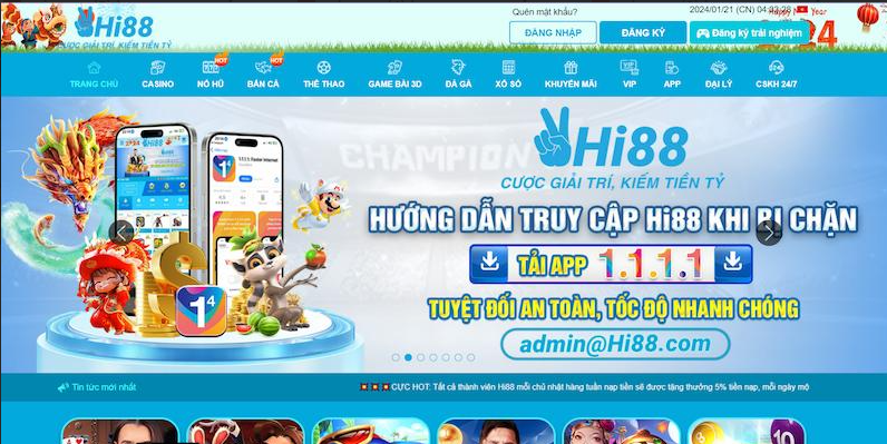 Nhà cái hấp dẫn dành cho bet thủ- Hi88