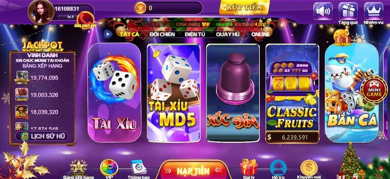 Các sản phẩm siêu đình đám tại cổng game