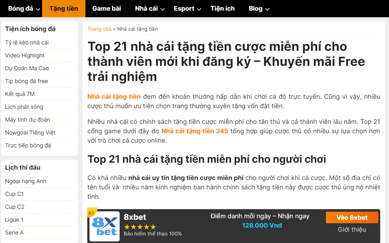 Website chú trọng chất lượng và nội dung hữu ích