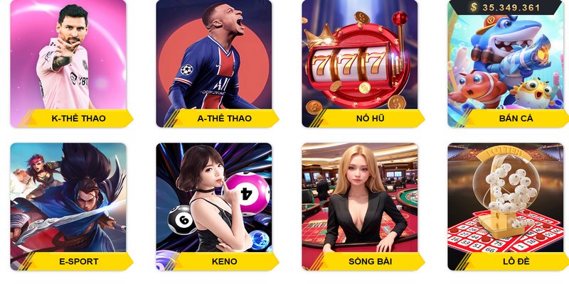 Nhà cái sở hữu nhiều game đặc sắc đủ mọi thể loại