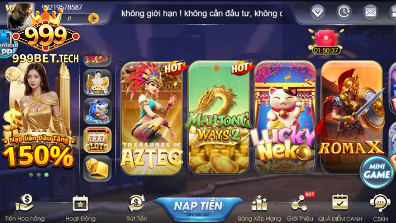 Kho game đa dạng tại 999Bet