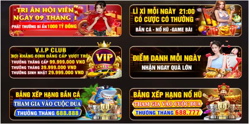 Các chương trình khuyến mãi mới nhất tại 789Win 