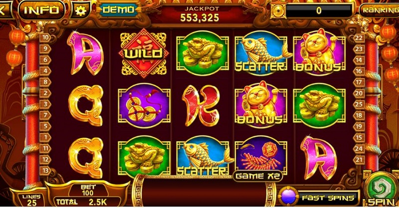 Trò chơi slot đều được trang bị chức năng quay tự động ngay trên màn hình