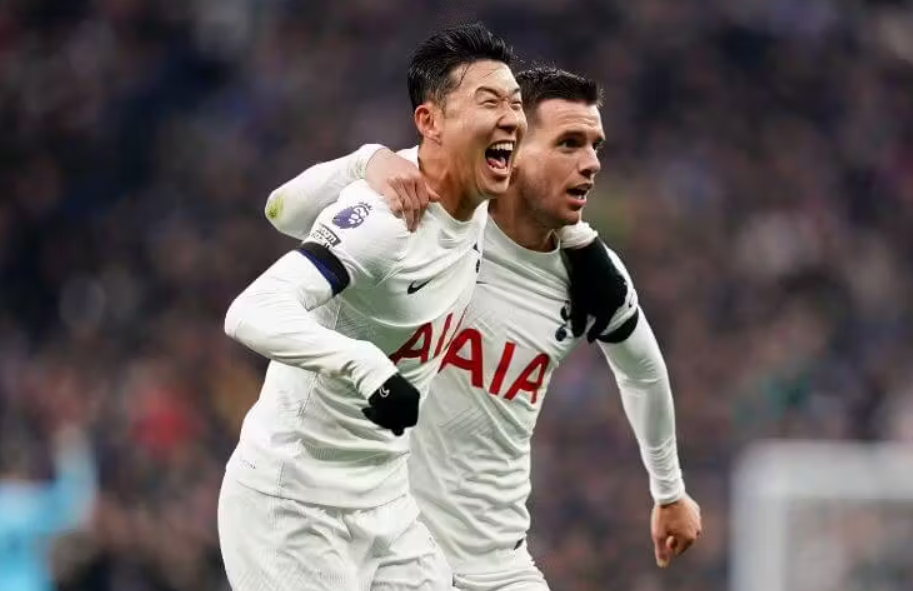 Tottenham đang nắm hạng 5 tại Premier League 2023/24